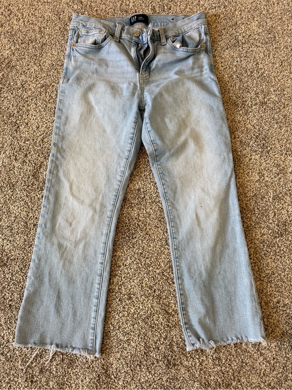 GAP Light Wash Straight Jeans - Women's Light Blue Denim